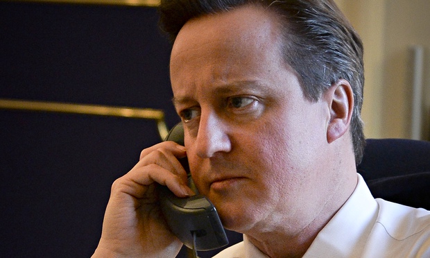 David Cameron phone