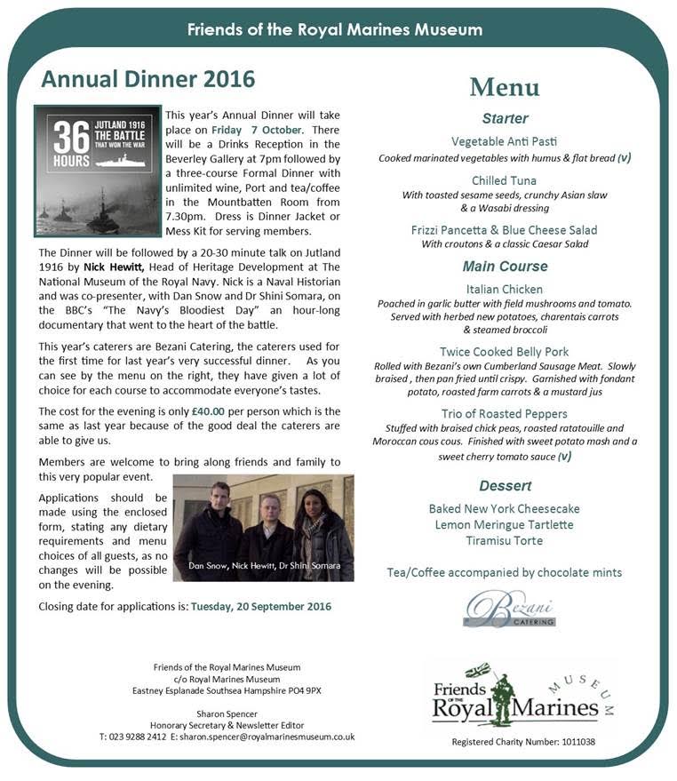 FRMM Annual Dinner 2016